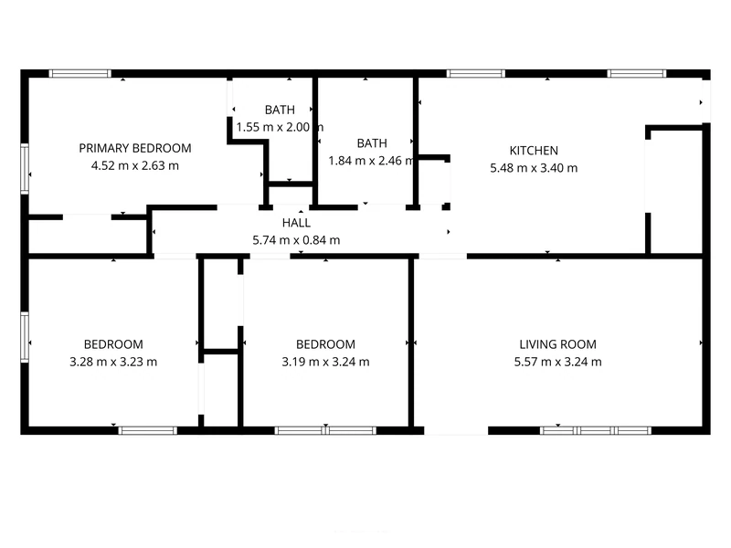2D floor plan showing all levels