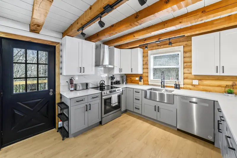 Cabin kitchen in Lusby, MD