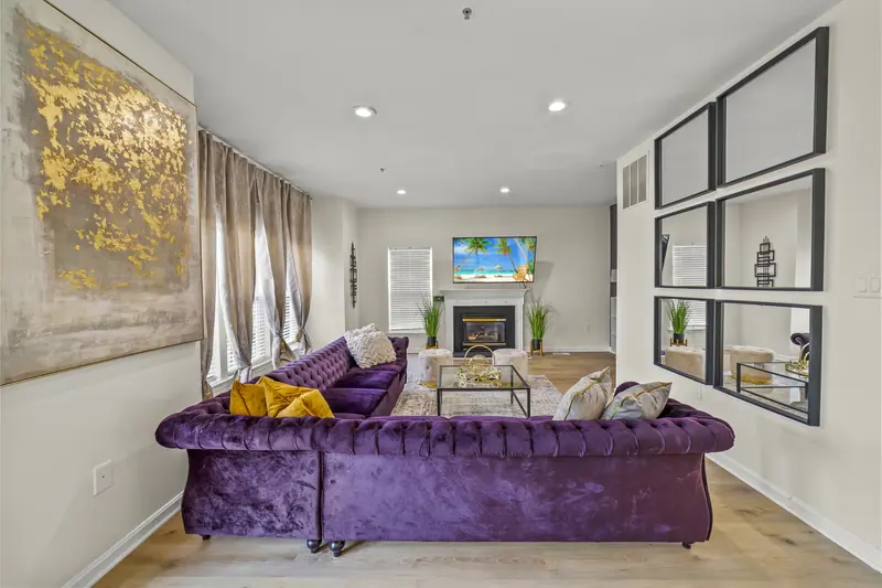 Living room in Clinton, MD