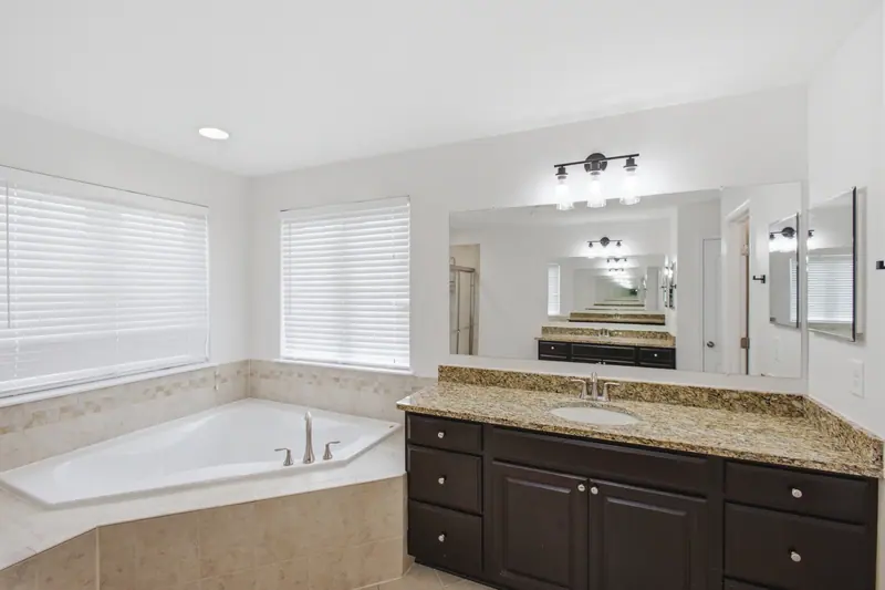 Primary bathroom with soaking tub in Waldorf, MD