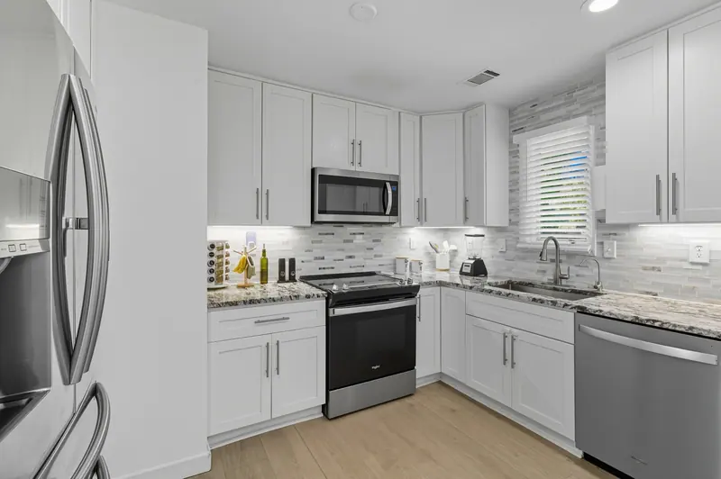 White kitchen in Silver Spring, MD